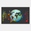 Search for world music stickers Globe