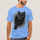 Search for black cats with yellow eyes tshirts Halloween