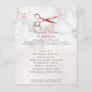 Search for marble and rose gold flyers Beauty