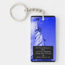 Search for famous rectangular key rings Statue of liberty