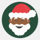 Search for african american santa claus stickers Cartoon