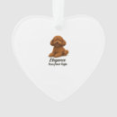 Search for toy poodle christmas tree decorations Pug