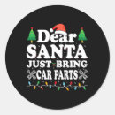 Search for auto parts stickers Funny christmas