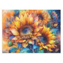 Search for sunflower tablecloths Watercolor