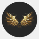 Search for golden angel stickers Wings