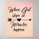 Search for miracles happen posters Faith