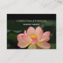 Search for massage business cards Meditation