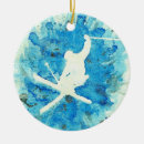 Search for skiing christmas tree decorations Blue