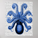Search for blue octopus posters Contemporary