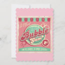 Search for bubble gum birthday invitations Candy