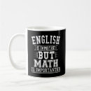 Search for education is important mugs Math teacher