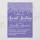 Search for purple bling invitations Diamonds