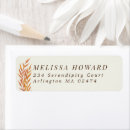 Search for fall return address stickers Orange