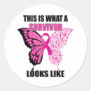 Search for cancer survivor stickers Butterfly