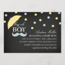 Search for vintage baby boy shower invitations Moustache