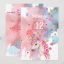 Search for purple unicorn invitations Blue