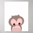 Search for owl nursery decor Pink