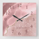 Search for agate clocks Elegant