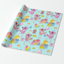 Search for cartoon birthday wrapping paper Children
