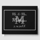 Search for simple wedding guest books Bride and groom