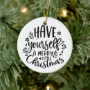 Search for little christmas tree decorations Snowflakes
