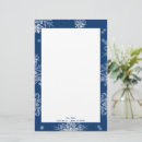 Search for snowflake stationery paper Festive