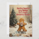 Search for hot cocoa cards Gingerbread man