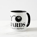 Search for funny billiards mugs 8 ball