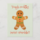 Search for tough cookie cards Gingerbread man