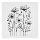 Search for botanical line art posters Minimalist
