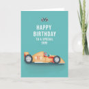 Search for racing car birthday cards Boy