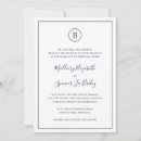 Search for formal navy blue wedding invitations Simple