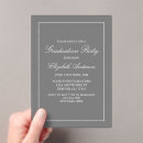 Search for grey graduation invitations Classic