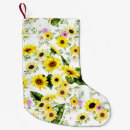 Search for sunflower christmas stockings Watercolor