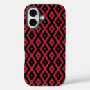 Search for red diamonds iphone cases Pattern
