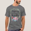 Search for happiness is being a grandma tshirts Birthday