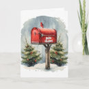 Search for mailbox christmas cards Winter