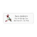 Search for santa return address labels Merry
