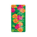 Search for aloha return address labels Floral