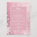 Search for winter wonderland menus Snowflakes