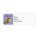 Search for doxie return address labels Dachsie