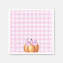 Search for pink pumpkin napkins Bow