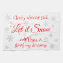 Search for funny christmas quote tea towels Snowflakes
