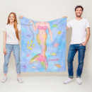Search for mermaid blankets Under the sea