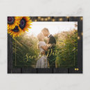 Search for barn wedding save the dates Sunflowers