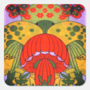 Search for psychedelic mushroom stickers Vintage