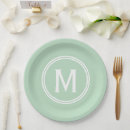 Search for mint green paper plates Initial