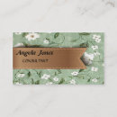 Search for chick business cards floral