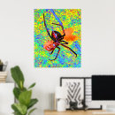 Search for black widow spider art Red