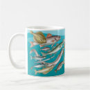 Search for fish in the ocean mugs Fishing